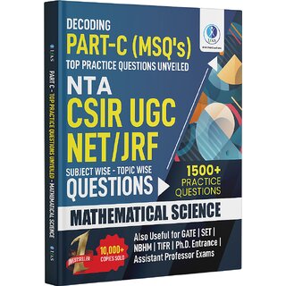                       NTA CSIR UGC NET/JRF Mathematical Sciences Practice Questions With Solution Book                                              
