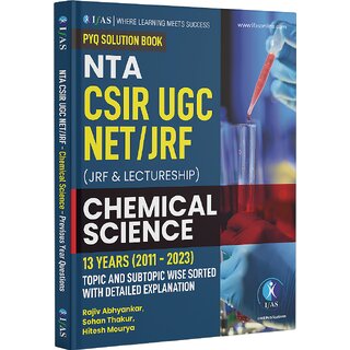                       NTA CSIR UGC NET Chemical Science (PYQ) Topic And Subtopic Wise Previous Year Questions With Detailed Explanation Book                                              