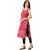 Magnetism Abstract Print Kurti for Women