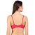 Zourt Poly Cotton B Cup Front Open Bra Set of 2 Gajri-Light Pink