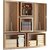Onlinecraft Book Shelf ( Brown ) 2 Wali Engineered Wood Open Book Shelf (Finish Color - Brown, Diy(Do-It-Yourself))