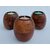 Onlinecraft Wooden Tealight Holder Wooden 3 - Cup Tealight Holder Set (Brown, Pack Of 4)