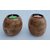 Onlinecraft Wooden Tea Light Holder Wooden 2 - Cup Tealight Holder Set (Clear, Pack Of 2)