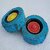 Onlinecraft Wooden Tealight Holder (Blue, Pack Of 1)
