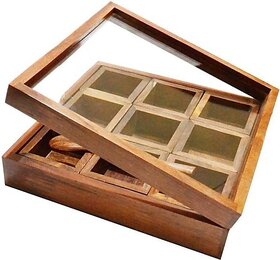 Onlinecrafts Spice Set Wooden (1 Piece)