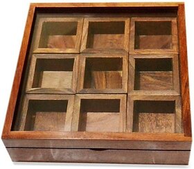 Onlinecrafts Spice Set Wooden (1 Piece)