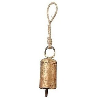                       Onlinecraft Iron Bell Single Pcs ( Golden ) 3.5 Inch Iron Cow Bell (Gold)                                              
