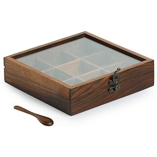 Onlinecrafts Spice Set Wooden (1 Piece)