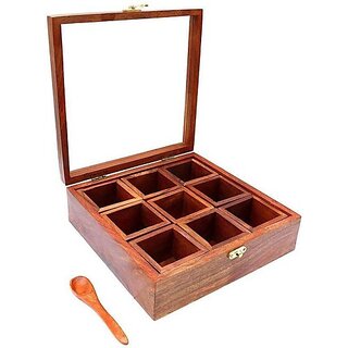 Onlinecrafts Spice Set Wooden (1 Piece)