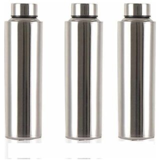                       Generic STEEL WATER BOTTLE 1 litre FOR OFFICE, HOME AND GYM 1 PCS                                              