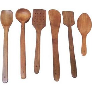                       Onlinecraft Ch2800 Kitchen Tool Set (Brown, Cooking Spoon)                                              