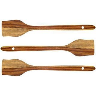                       C2803 Wooden Spoon Kitchen Tool Set (Brown)                                              