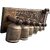 Onlinecraft Cow Bell (3134) 6 Inch Wali Iron Cow Bell (Gold)