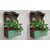 Iron, Wooden Wall Shelf (Number Of Shelves - 2, Green, Brown)