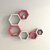 Wooden Wall Shelf (Number Of Shelves - 6, White, Pink)