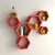 Wooden Wall Shelf (Number Of Shelves - 6, Red, Brown)