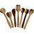 Onlinecraft Ch2906 Kitchen Tool Set (Brown, Spatula, Ladle)