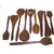 Onlinecraft Wooden Spoon Kitchen Tool Set (Brown, Spatula)