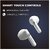 HAMMER KO Pro Bluetooth Earbuds with Upto 20H Playtime ENC Fast Charging Type-C IPX4 Water Resistant Bluetooth v5.3 Touch Controls and Voice Assistant (White)