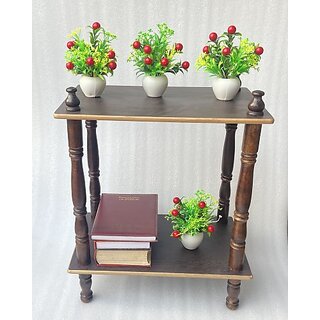 Onlinecraft Solid Wood Bedside Table (Finish Color - Brown, Pre-Assembled) Onlinecraft Solid Wood Bedside Table (Finish Color - Brown, Pre-Assembled)