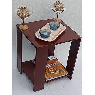                       Onlinecraft Engineered Wood Bedside Table (Finish Color - Brown, Pre-Assembled)                                              