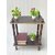 Onlinecraft Solid Wood Bedside Table (Finish Color - Brown, Pre-Assembled)