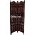 Onlinecraft Solid Wood Decorative Screen Partition (Free Standing, Finish Color - Brown, 2, Diy(Do-It-Yourself))