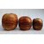 Wooden Flower Pot Gola Brown Color Wooden Vase (6 Inch, Brown)