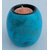 H3960 Wooden 1 - Cup Tealight Holder Set (Blue, Pack Of 1)