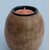 H3966 Wooden 1 - Cup Tealight Holder Set (Clear, Pack Of 1)