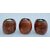 H3967 Wooden 1 - Cup Tealight Holder Set (Brown, Pack Of 1)