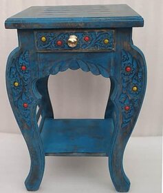 Onlinecraft Stool (Blue, Diy(Do-It-Yourself))