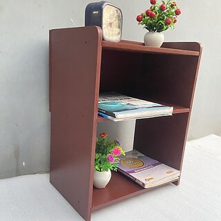                       Wooden Wall Shelf (Number Of Shelves - 3, Brown)                                              
