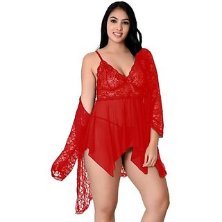                       Jomferry Self Design Babydoll                                              