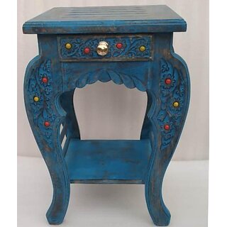                      Onlinecraft Stool (Blue, Diy(Do-It-Yourself))                                              