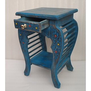 Onlinecrafts Ch 3028 Birrli Stool Stool (Blue, Pre-Assembled) Onlinecrafts Ch 3028 Birrli Stool Stool (Blue, Pre-Assembled)