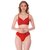 Jomferry Bra and Panty Set Self Design Maroon Lingerie Set