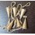 Onlinecraft Gold Cow Bell 6 Pcs 3 Inch Iron Cow Bell (Gold)