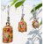 Onlinecrafts Iron Cow Bell Iron, Wooden Cow Bell (Orange)