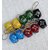 Onlinecraft Multi Color Cow Bell 3 Inch 10 Piece Iron Cow Bell (Multicolor, Pack Of 1)