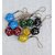 Onlinecraft Multi Color Cow Bell 3 Inch 10 Piece Iron Cow Bell (Multicolor, Pack Of 1)