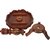 Onlinecrafts Wooden Stool (Ch1255) Stool (Brown, Ready)