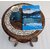 Onlinecraft Stool (Brown, White, Diy(Do-It-Yourself))