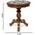 Onlinecrafts Wooden Stool (Ch1257) Stool (Brown, Ready)