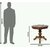 Onlinecrafts Wooden Stool (Ch1257) Stool (Brown, Ready)