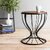 Onlinecrafts Wooden Stool Stool (Brown, Ready)