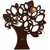 Onlinecrafts Decorative Wooden Wall Key Holder ( 8 Hooks Brown) Wood Key Holder (8 Hooks, Brown)