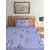 Ambra Linens 140 TC Cotton Single Cartoon Flat Bedsheet (Pack of 1, Light Blue)