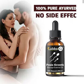 100 Naturals  Effective Growth Massage Essential For Men  ( PACK OF 1) 30 ML