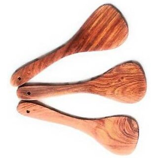                       Onlinecraft Ch2789 Kitchen Tools Wooden Spatula (Pack Of 3)                                              
